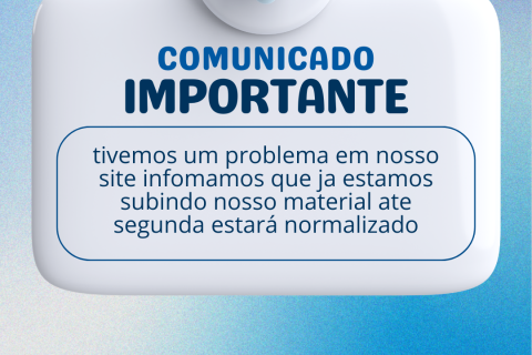 COMUNICADO IMPORTANTE